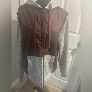 Mens Split hoodie jacket in Large